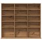 Preview: CD-Regal Artisan-Eiche 100x23x89,5 cm Holzwerkstoff
