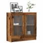 Preview: ARDEBO.de - Bücherschrank Altholz-Optik 82,5x30,5x80 cm Holzwerkstoff