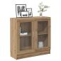 Preview: ARDEBO.de - Bücherschrank Artisan-Eiche 82,5x30,5x80 cm Holzwerkstoff