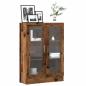 Preview: ARDEBO.de - Bücherschrank Altholz-Optik 82,5x30,5x115 cm Holzwerkstoff