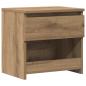 Preview: Nachttisch Artisan-Eiche 40x30x39 cm Holzwerkstoff