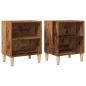 Preview: Nachttische 2 Stk. Altholz-Optik 40x30x50 cm Holzwerkstoff