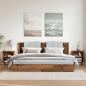 Preview: Nachttische 2 Stk. Altholz-Optik 40x30x50 cm Holzwerkstoff