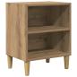 Preview: Nachttisch Artisan-Eiche 40x30x50 cm Holzwerkstoff