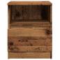 Preview: Nachttische 2 Stk. Altholz-Optik 40x40x50 cm Holzwerkstoff