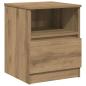 Preview: Nachttisch Artisan-Eiche 40x40x50 cm Holzwerkstoff