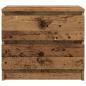 Preview: Nachttisch Altholz-Optik 50x40x43,5 cm Holzwerkstoff