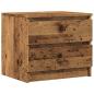 Preview: Nachttische 2 Stk. Altholz-Optik 50x40x43,5 cm Holzwerkstoff
