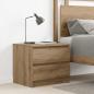 Preview: ARDEBO.de - Nachttisch Artisan-Eiche 50x40x43,5 cm Holzwerkstoff