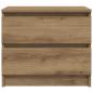 Preview: Nachttisch Artisan-Eiche 50x40x43,5 cm Holzwerkstoff