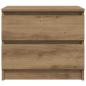 Preview: Nachttische 2 Stk. Artisan-Eiche 50x40x43,5 cm Holzwerkstoff