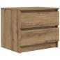 Preview: Nachttische 2 Stk. Artisan-Eiche 50x40x43,5 cm Holzwerkstoff