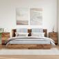 Preview: ARDEBO.de - Nachttische 2 Stk. Altholz-Optik 40x35x62,5 cm Holzwerkstoff