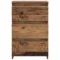Preview: Nachttische 2 Stk. Altholz-Optik 40x35x62,5 cm Holzwerkstoff