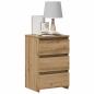 Preview: Nachttisch Artisan-Eiche 40x35x62,5 cm Holzwerkstoff