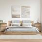 Preview: ARDEBO.de - Nachttische 2 Stk. Artisan-Eiche 40x35x62,5 cm Holzwerkstoff