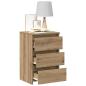 Preview: Nachttische 2 Stk. Artisan-Eiche 40x35x62,5 cm Holzwerkstoff