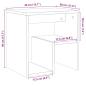 Preview: Nachttisch Artisan-Eiche 40x30x40 cm Holzwerkstoff