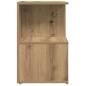 Preview: Nachttisch Artisan-Eiche 35x35x55 cm Holzwerkstoff