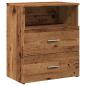 Preview: Nachttisch Altholz-Optik 50x32x60 cm Holzwerkstoff