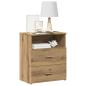 Preview: Nachttische 2 Stk. Artisan-Eiche 50x32x60 cm Holzwerkstoff