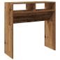 Preview: Konsolentisch Altholz-Optik 78x30x80 cm Holzwerkstoff