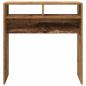 Preview: Konsolentisch Altholz-Optik 78x30x80 cm Holzwerkstoff