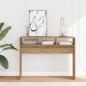 Preview: ARDEBO.de - Konsolentisch Artisan-Eiche 105x30x80 cm Holzwerkstoff