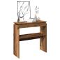 Preview: ARDEBO.de - Konsolentisch Altholz-Optik 102x30x80 cm Holzwerkstoff