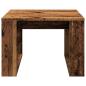 Preview: Beistelltisch Altholz-Optik 50x50x35 cm Holzwerkstoff