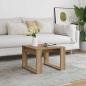 Preview: Beistelltisch Artisan-Eiche 50x50x35 cm Holzwerkstoff