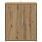 Preview: Schuhschrank 60 x 35 x 70 cm Artisan-Eiche 5 regale