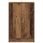 Preview: Schuhschrank Altholz-Optik 60x35x92 cm Holzwerkstoff