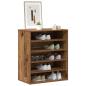 Preview: Schuhschrank 60 x 35 x 70 cm Altholz 20 kg pro Regal