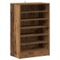 Preview: Schuhschrank 60 x 35 x 92 cm Altholz