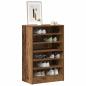Preview: Schuhschrank 60 x 35 x 92 cm Altholz