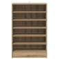 Preview: Schuhschrank 60 x 35 x 92 cm Artisan-Eiche 6 Fächer für Schuhe