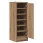 Preview: Schuhschrank Artisan-Eiche 32x35x92 cm Holzwerkstoff