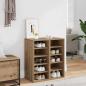 Preview: ARDEBO.de - Schuhschrank 32 x 35 x 70 cm Artisan-Eiche 5 Paar Schuhe