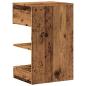 Preview: Nachttische 2 Stk. Altholz-Optik 40x35x65 cm Holzwerkstoff