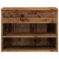 Preview: Schuhbank Altholz-Optik 60x30x45 cm Holzwerkstoff