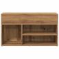 Preview: Schuhbank Artisan-Eiche 80x30x45 cm Holzwerkstoff