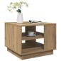 Preview: Couchtisch Artisan-Eiche 55x55x42 cm Holzwerkstoff