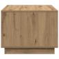 Preview: Couchtisch Artisan-Eiche 55x55x42 cm Holzwerkstoff