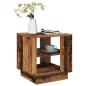 Preview: ARDEBO.de - Couchtisch Altholz-Optik 40x40x43 cm Holzwerkstoff