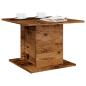 Preview: ARDEBO.de - Couchtisch Altholz-Optik 55,5x55,5x40 cm Holzwerkstoff