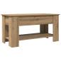 Preview: Couchtisch Artisan-Eiche 101x49x52 cm Holzwerkstoff