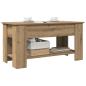 Preview: Couchtisch Artisan-Eiche 101x49x52 cm Holzwerkstoff