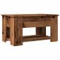 Preview: Couchtisch Altholz-Optik 79x49x41 cm Holzwerkstoff