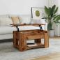 Preview: Couchtisch Altholz-Optik 79x49x41 cm Holzwerkstoff